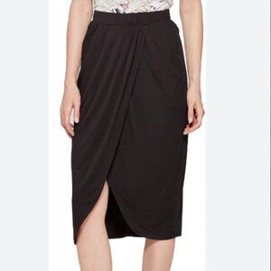 A New Day Women's Wrap Skirt in Ebony‎ Bpack Size Small